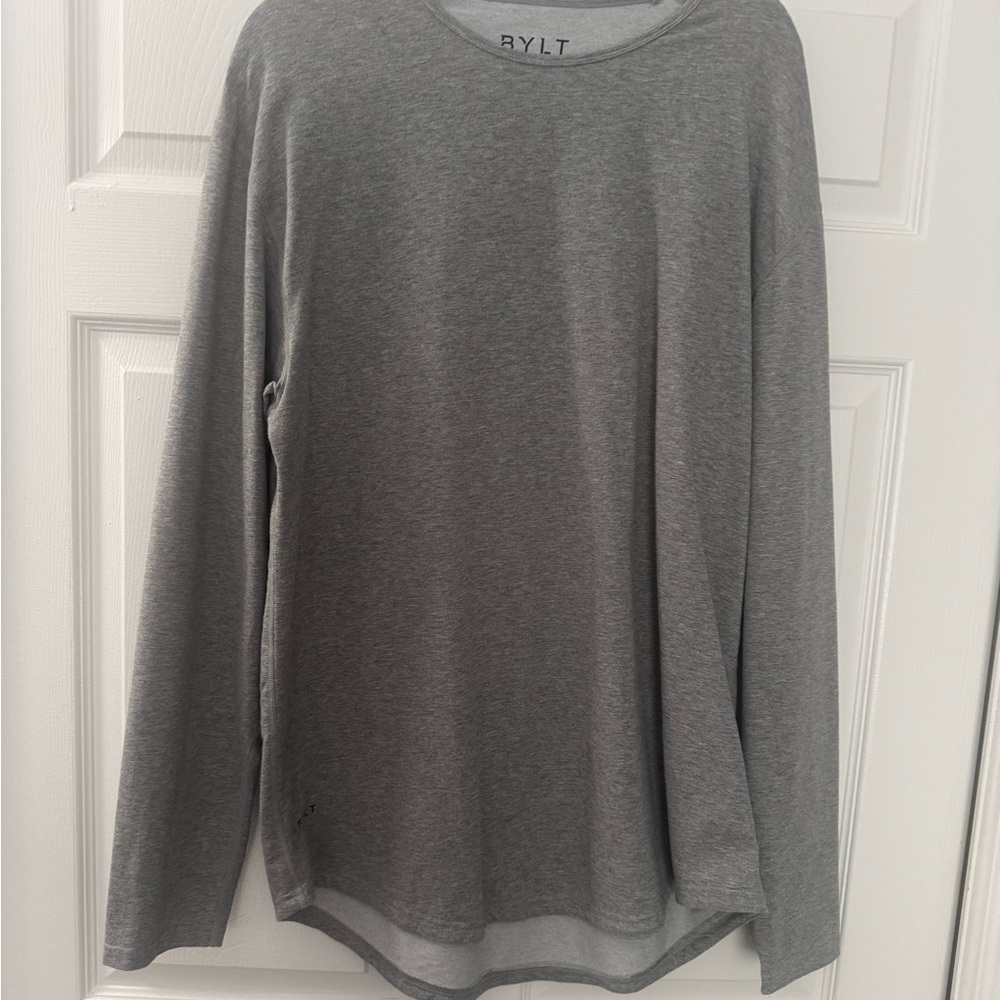 BYLT Basics Charcoal Long Sleeve Tee